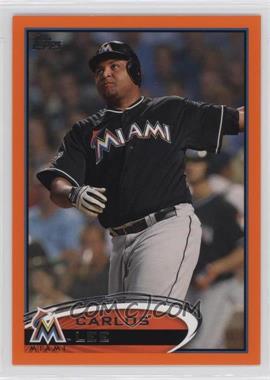 2012 Topps Update Series - [Base] - Holiday Factory Set Bonus Pack Orange #US83 - Carlos Lee /210