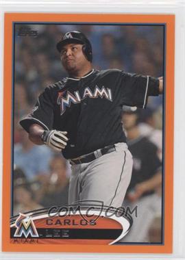 2012 Topps Update Series - [Base] - Holiday Factory Set Bonus Pack Orange #US83 - Carlos Lee /210