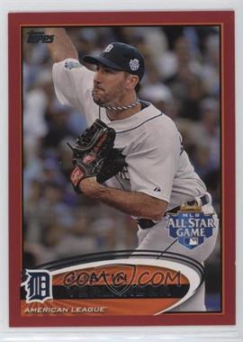 2012 Topps Update Series - [Base] - Target Red #US15 - All-Star - Justin Verlander