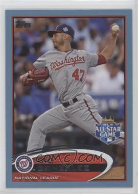 2012 Topps Update Series - [Base] - Wal-Mart Blue #US326 - All-Star - Gio Gonzalez