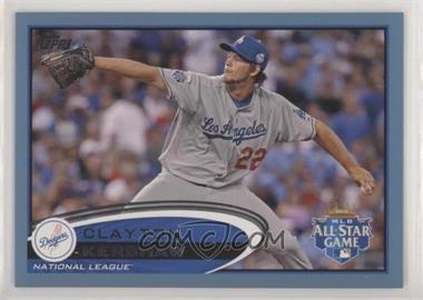 2012 Topps Update Series - [Base] - Wal-Mart Blue #US52 - All-Star - Clayton Kershaw