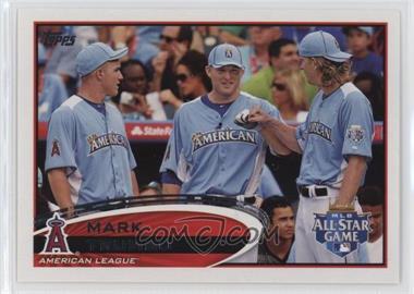 2012 Topps Update Series - [Base] #US10.2 - SP - All-Star - Mark Trumbo (Posed with Mike Trout and Jered Weaver; Horizontal)