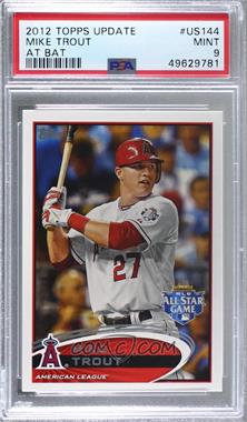 2012 Topps Update Series - [Base] #US144.1 - All-Star - Mike Trout (Base) [PSA 9 MINT]