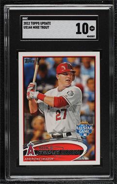 2012 Topps Update Series - [Base] #US144.1 - All-Star - Mike Trout (Base) [SGC 10 GEM]