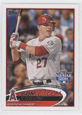 2012 Topps Update Series - [Base] #US144.1 - All-Star - Mike Trout (Base)