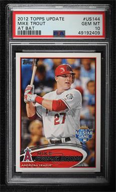 2012 Topps Update Series - [Base] #US144.1 - All-Star - Mike Trout (Base) [PSA 10 GEM MT]