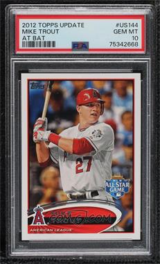 2012 Topps Update Series - [Base] #US144.1 - All-Star - Mike Trout (Base) [PSA 10 GEM MT]