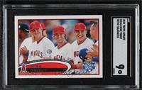 SP - All-Star - Mike Trout (Horizontal with Angels Teammates) [SGC 9 …