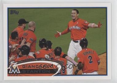 2012 Topps Update Series - [Base] #US154 - Giancarlo Stanton