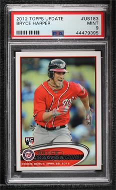 2012 Topps Update Series - [Base] #US183 - Rookie Debut - Bryce Harper [PSA 9 MINT]