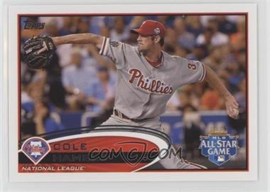 2012 Topps Update Series - [Base] #US206 - All-Star - Cole Hamels