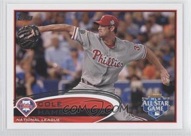 2012 Topps Update Series - [Base] #US206 - All-Star - Cole Hamels