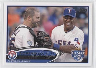 2012 Topps Update Series - [Base] #US220 - All-Star - Adrian Beltre (with Mike Napoli)