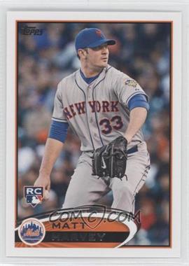 2012 Topps Update Series - [Base] #US23 - Matt Harvey