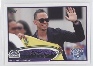 2012 Topps Update Series - [Base] #US259.2 - All-Star - Carlos Gonzalez (Suit, Sunglasses)