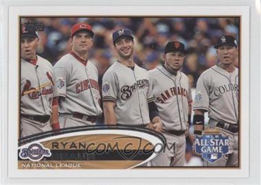 2012 Topps Update Series - [Base] #US271.2 - All-Star - Ryan Braun (With All-Star Teammates)