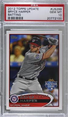 2012 Topps Update Series - [Base] #US299.1 - All-Star - Bryce Harper (Batting) [PSA 10 GEM MT]