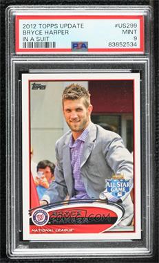 2012 Topps Update Series - [Base] #US299.2 - All-Star - Bryce Harper (In Suit) [PSA 9 MINT]