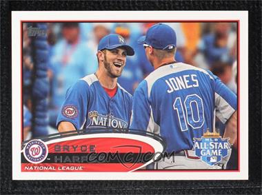 2012 Topps Update Series - [Base] #US299.3 - All-Star - Bryce Harper (With Chipper Jones)