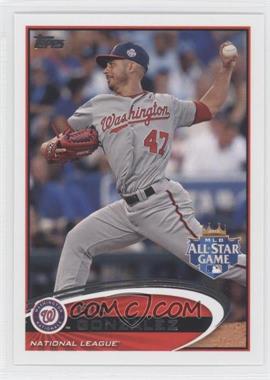 2012 Topps Update Series - [Base] #US326 - All-Star - Gio Gonzalez