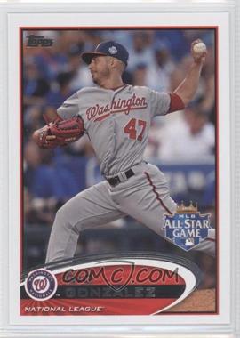 2012 Topps Update Series - [Base] #US326 - All-Star - Gio Gonzalez