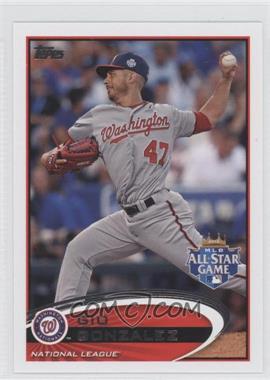 2012 Topps Update Series - [Base] #US326 - All-Star - Gio Gonzalez