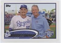 All-Star - Billy Butler (with George Brett)