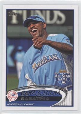 2012 Topps Update Series - [Base] #US62.1 - All-Star - CC Sabathia (Pointing, Laughing)