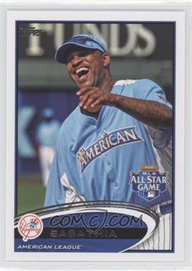 2012 Topps Update Series - [Base] #US62.1 - All-Star - CC Sabathia (Pointing, Laughing)