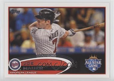 2012 Topps Update Series - [Base] #US7.1 - All-Star - Joe Mauer