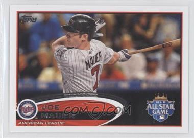 2012 Topps Update Series - [Base] #US7.1 - All-Star - Joe Mauer