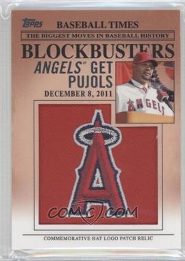 2012 Topps Update Series - Blockbusters Hat Logo Patch #BP-1 - Albert Pujols