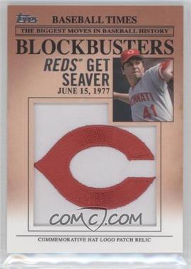 2012 Topps Update Series - Blockbusters Hat Logo Patch #BP-12 - Tom Seaver