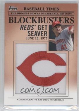 2012 Topps Update Series - Blockbusters Hat Logo Patch #BP-12 - Tom Seaver