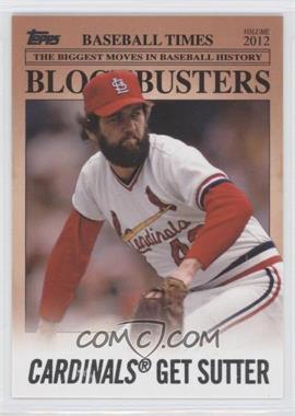 2012 Topps Update Series - Blockbusters #BB-26 - Bruce Sutter