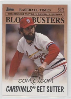 2012 Topps Update Series - Blockbusters #BB-26 - Bruce Sutter