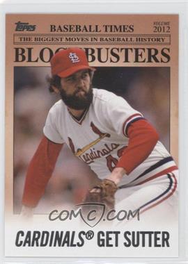 2012 Topps Update Series - Blockbusters #BB-26 - Bruce Sutter