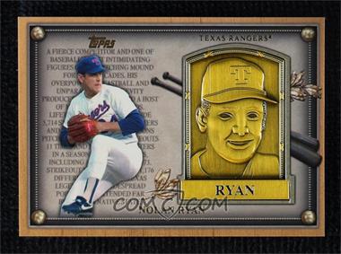 2012 Topps Update Series - Commemorative Hall of Fame Plaques #HOF-NR - Nolan Ryan