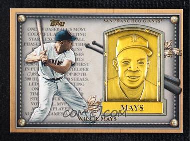 2012 Topps Update Series - Commemorative Hall of Fame Plaques #HOF-WM - Willie Mays