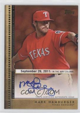 2012 Topps Update Series - Golden Debut Autographs #GDA-MH - Mark Hamburger