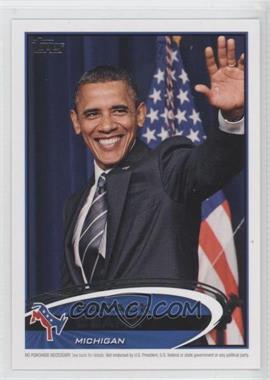 2012 Topps Update Series - Presidential Predictor Barack Obama #PPO-22 - Barack Obama (Michigan)