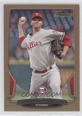 2013 Bowman - [Base] - Gold Border #102 - Roy Halladay