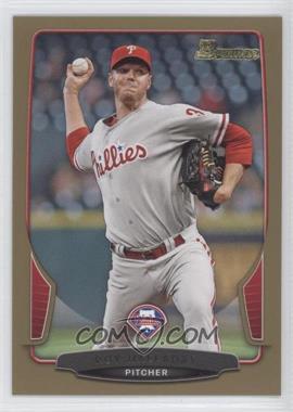 2013 Bowman - [Base] - Gold Border #102 - Roy Halladay