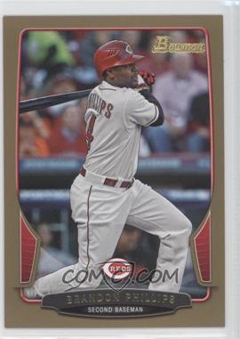 2013 Bowman - [Base] - Gold Border #109 - Brandon Phillips