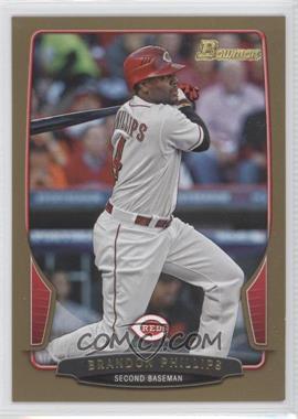 2013 Bowman - [Base] - Gold Border #109 - Brandon Phillips