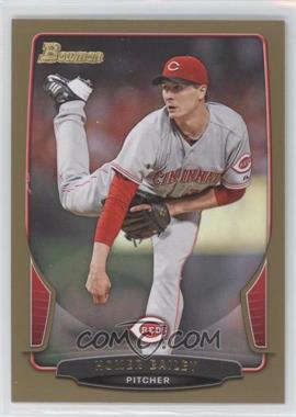 2013 Bowman - [Base] - Gold Border #114 - Homer Bailey