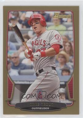 2013 Bowman - [Base] - Gold Border #121 - Mike Trout