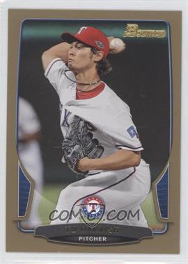 2013 Bowman - [Base] - Gold Border #122 - Yu Darvish