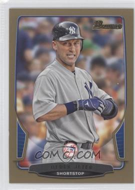 2013 Bowman - [Base] - Gold Border #136 - Derek Jeter