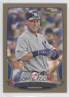 2013 Bowman - [Base] - Gold Border #136 - Derek Jeter